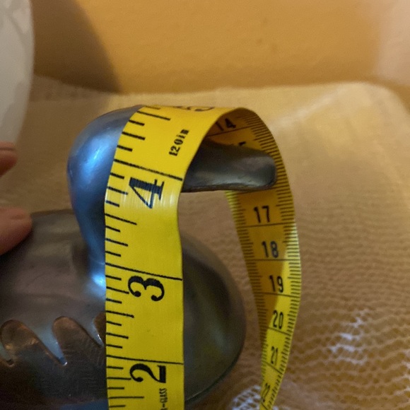 Pewter and copper duck soap or trinket box with made in HK sticker - Picture 9 of 11